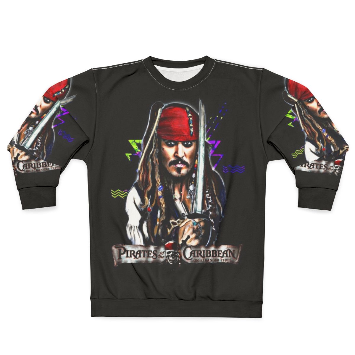 Captain Jack Sparrow Pirates of the Caribbean Sweatshirt