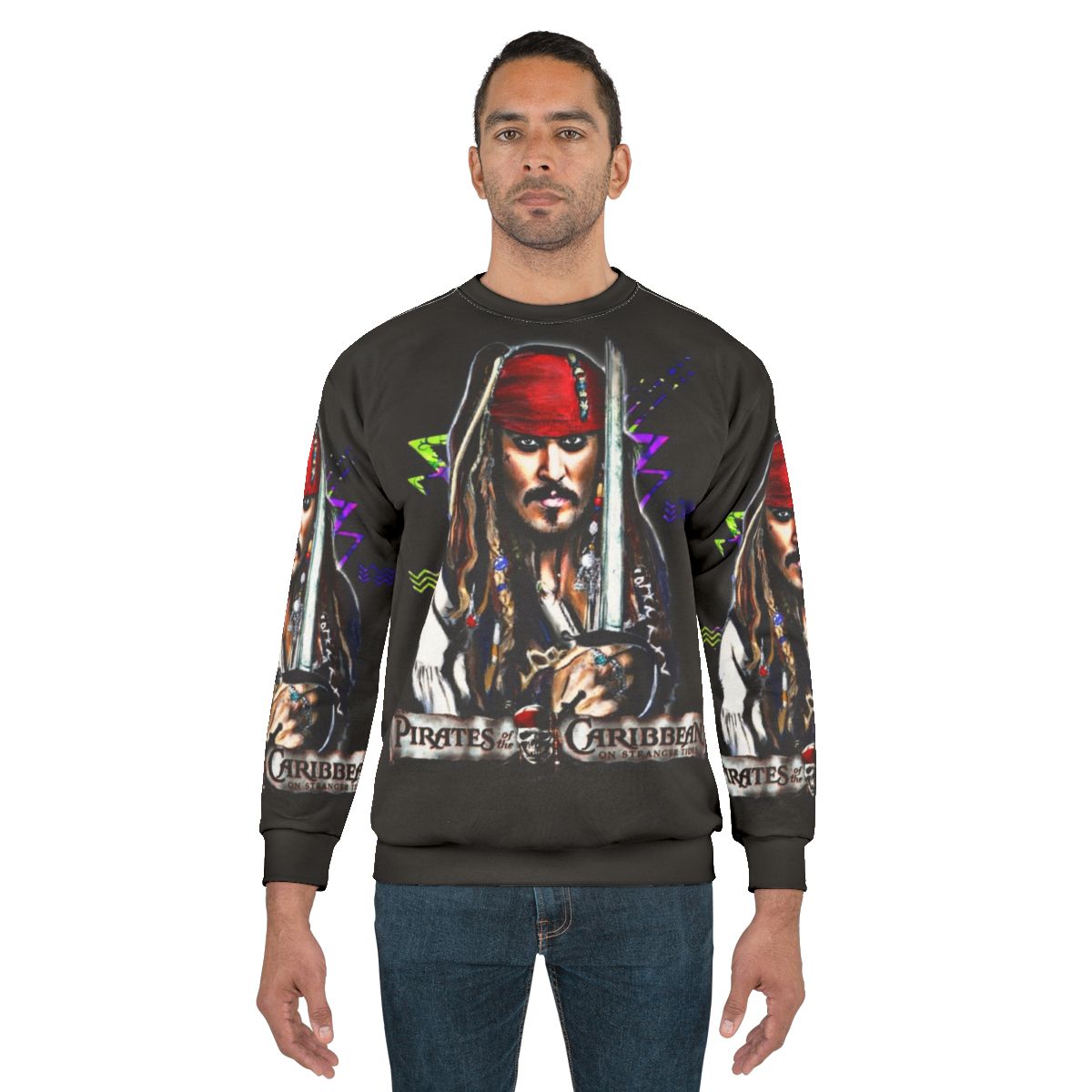 Captain Jack Sparrow Pirates of the Caribbean Sweatshirt