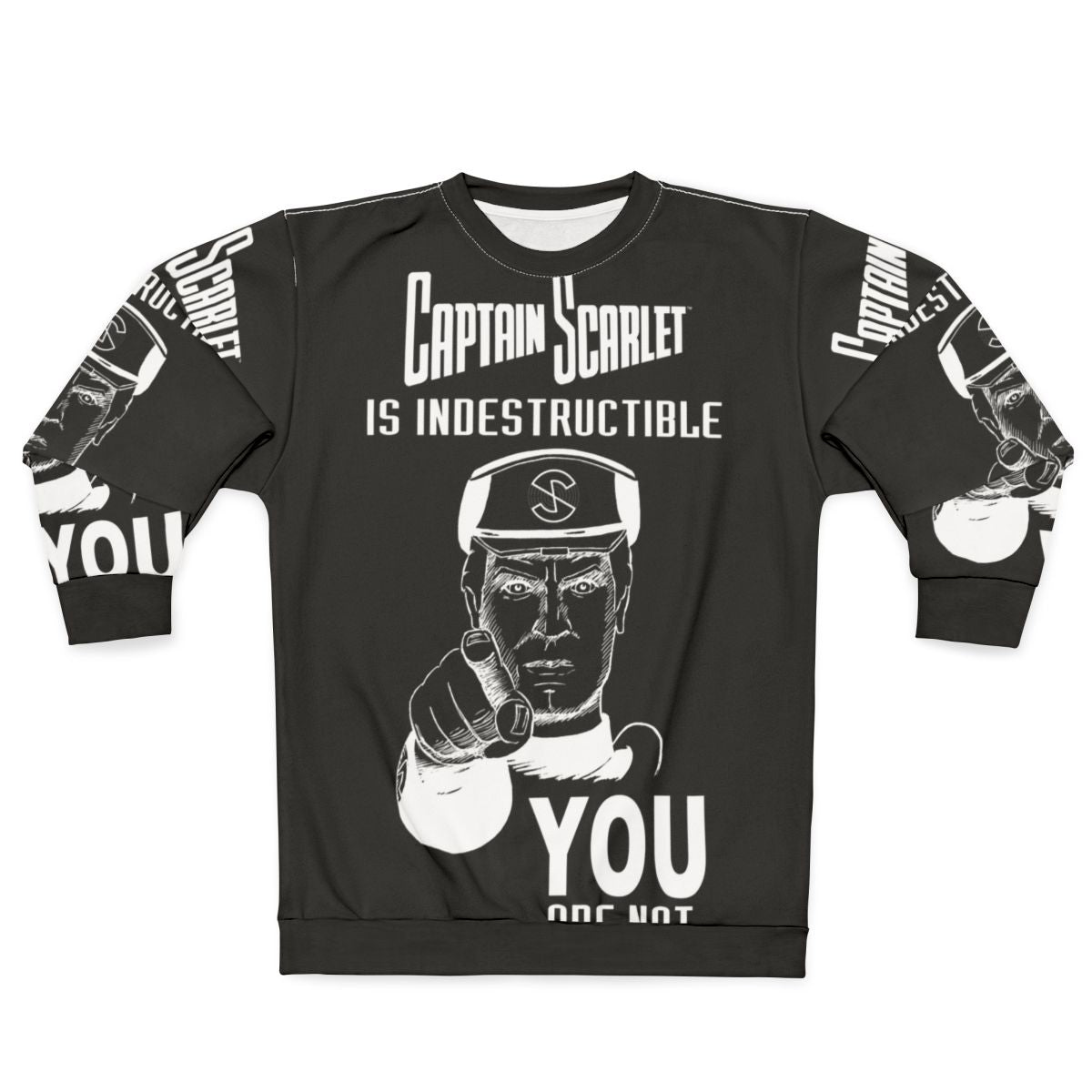 Captain Scarlet "You Are Not" Superhero Sweatshirt
