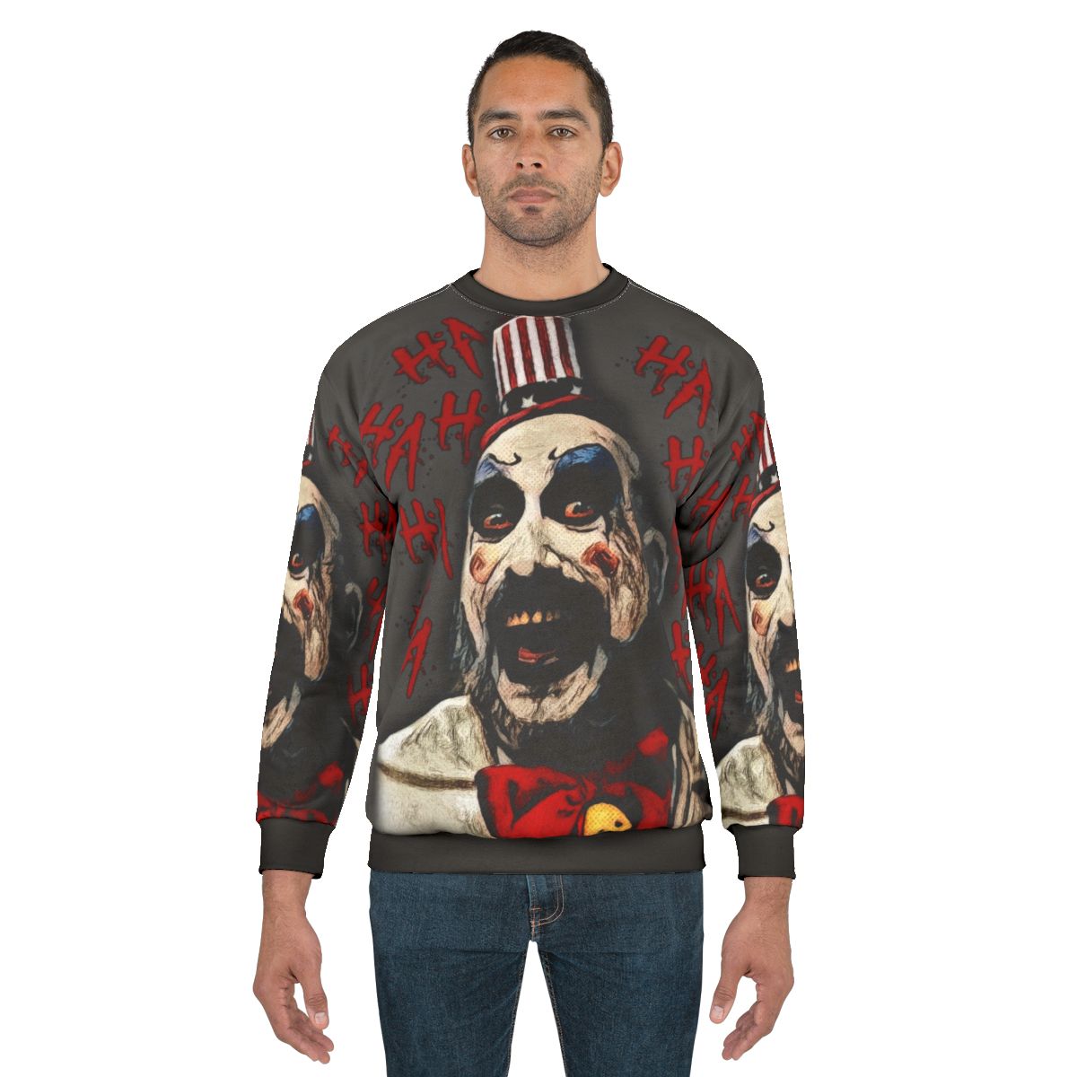Captain Spaulding Horror Movie Themed Sweatshirt