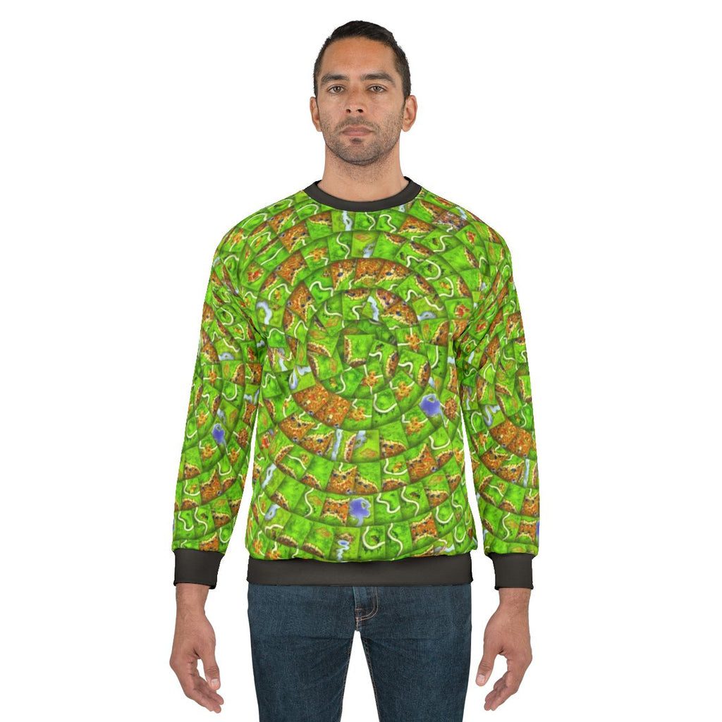 Carcassonne Swirl Sweatshirt
