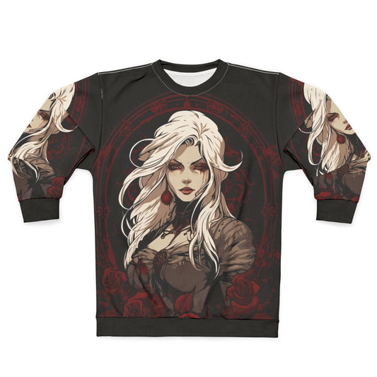 Castlevania Carmilla Vampire Queen Fanart Sweatshirt
