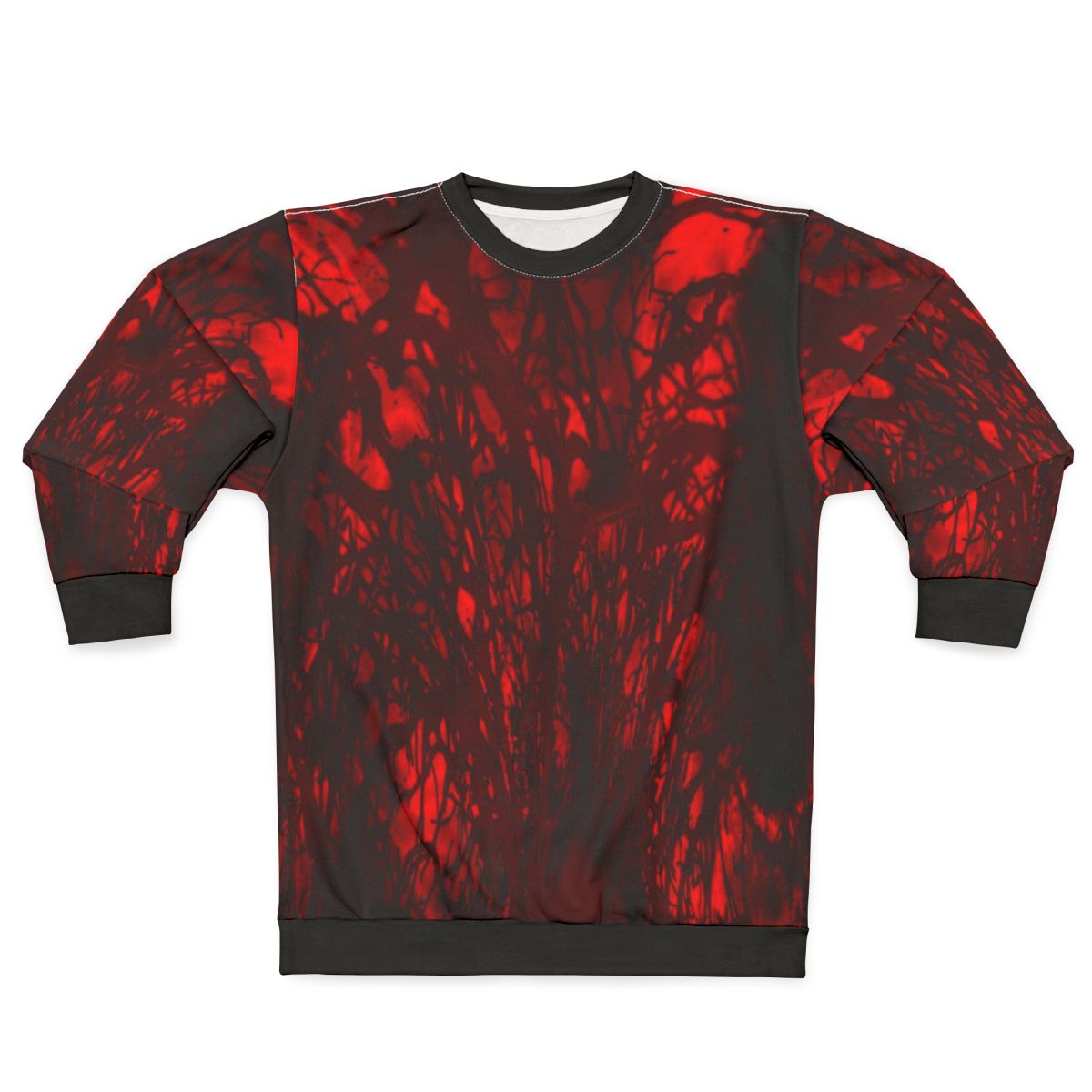 Tie Dye Sweatshirt with Nature-Inspired Sacred Geometry Design