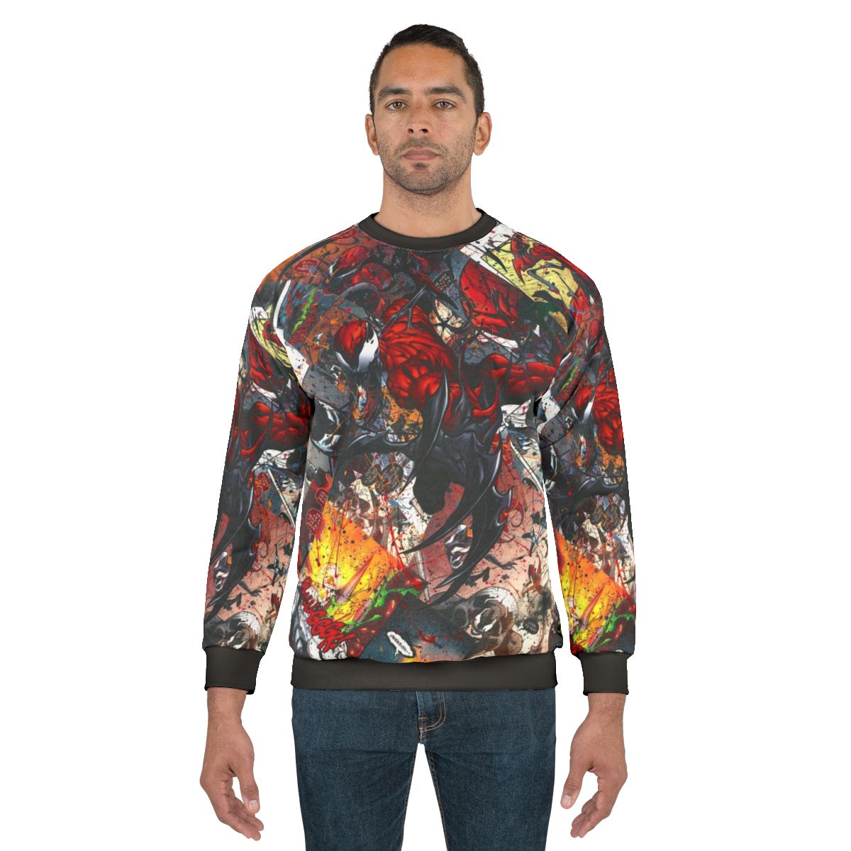 Carnage Comic Book Collage Sweatshirt