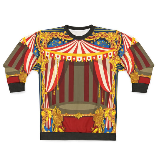 Vintage carnival circus themed sweatshirt