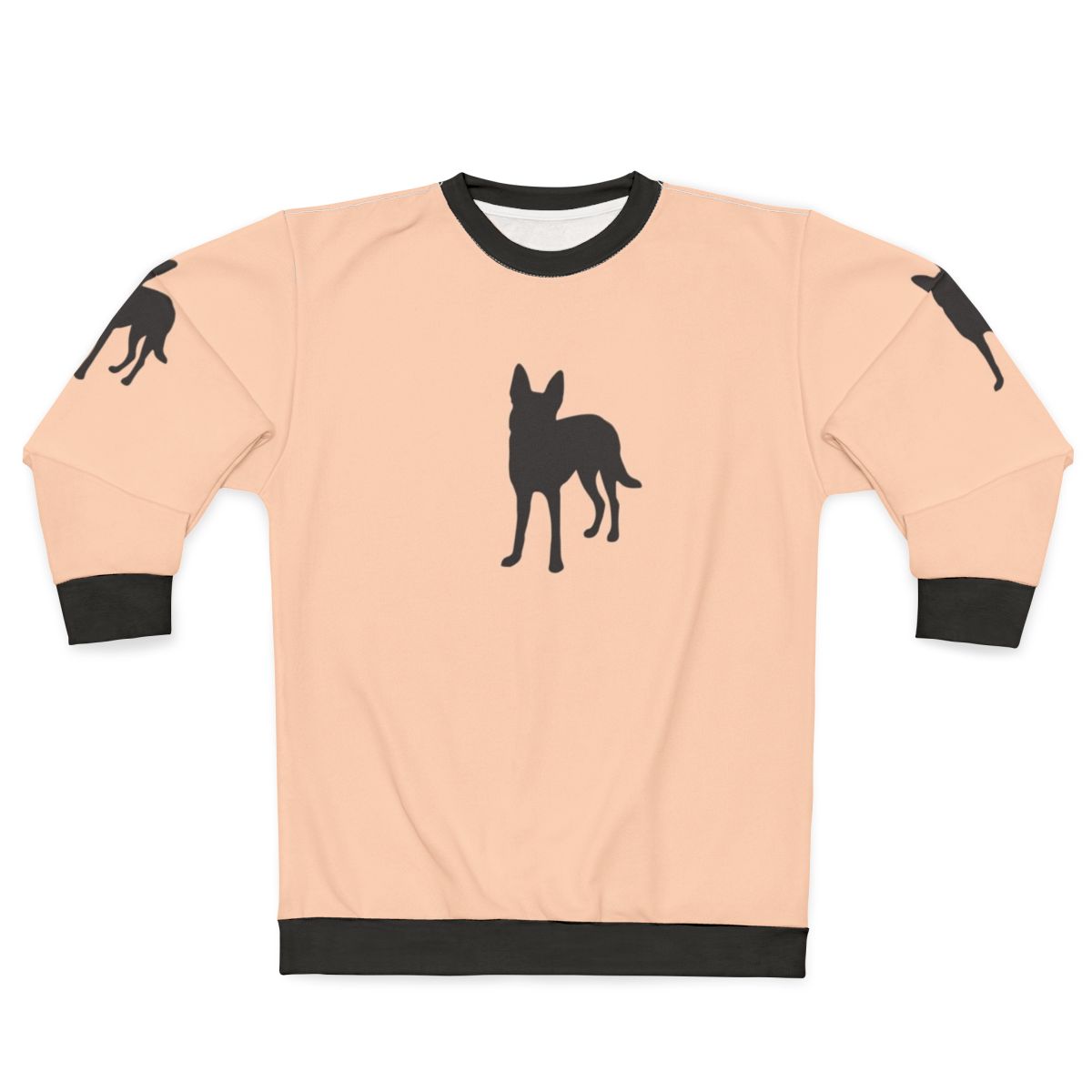 Carolina Dog Sweatshirt with American Flag Design