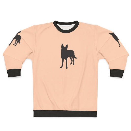 Carolina Dog Sweatshirt with American Flag Design