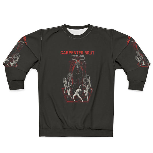 Carpenter Brut retro synthwave inspired sweatshirt