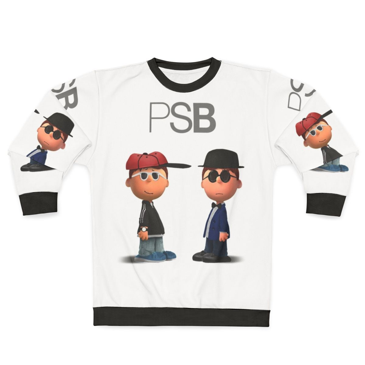 Retro Pet Shop Boys Cartoon Sweatshirt