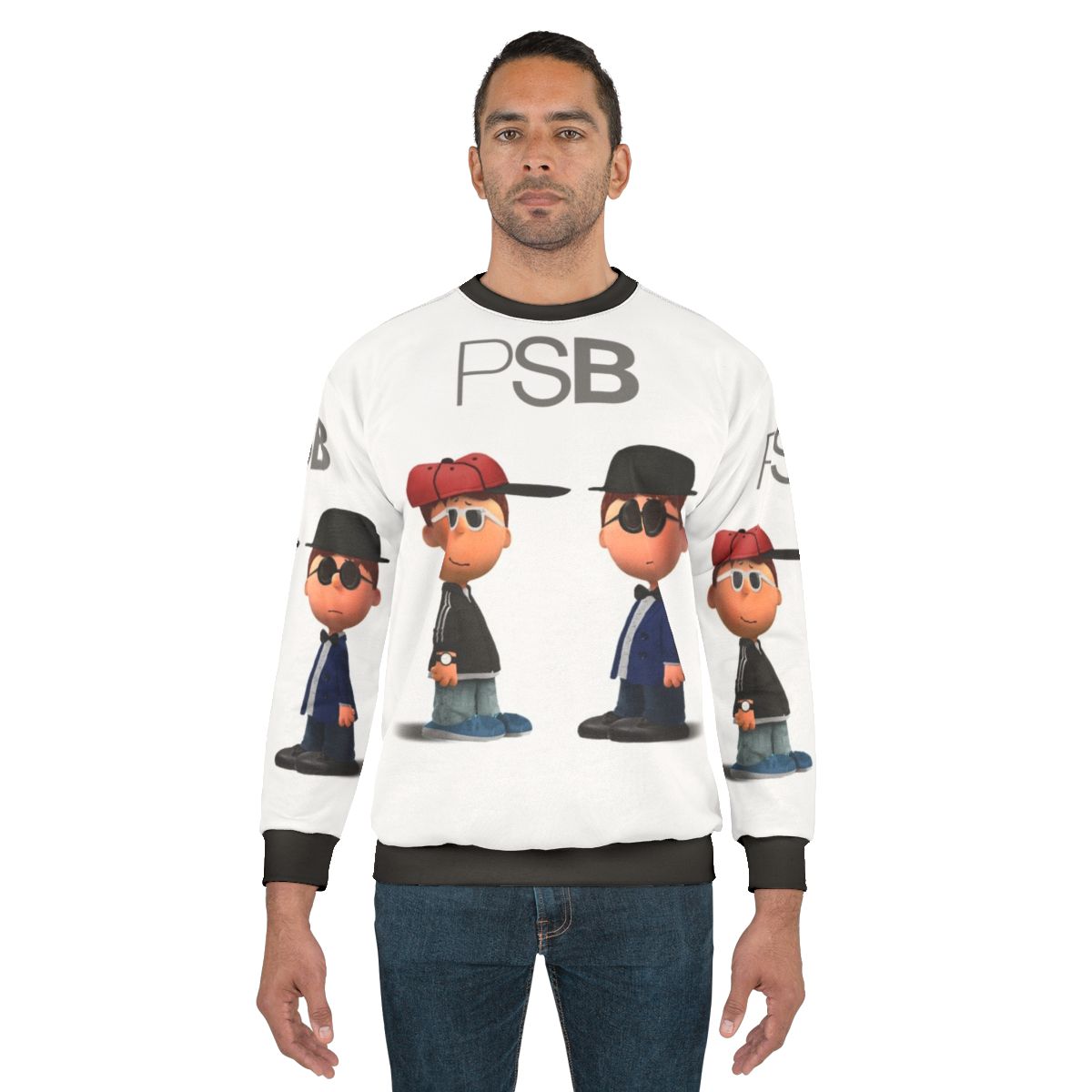 Retro Pet Shop Boys Cartoon Sweatshirt