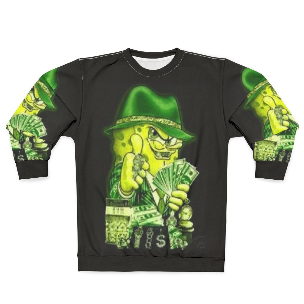 Cash Money Pimp Spongebob Inspired Sweatshirt