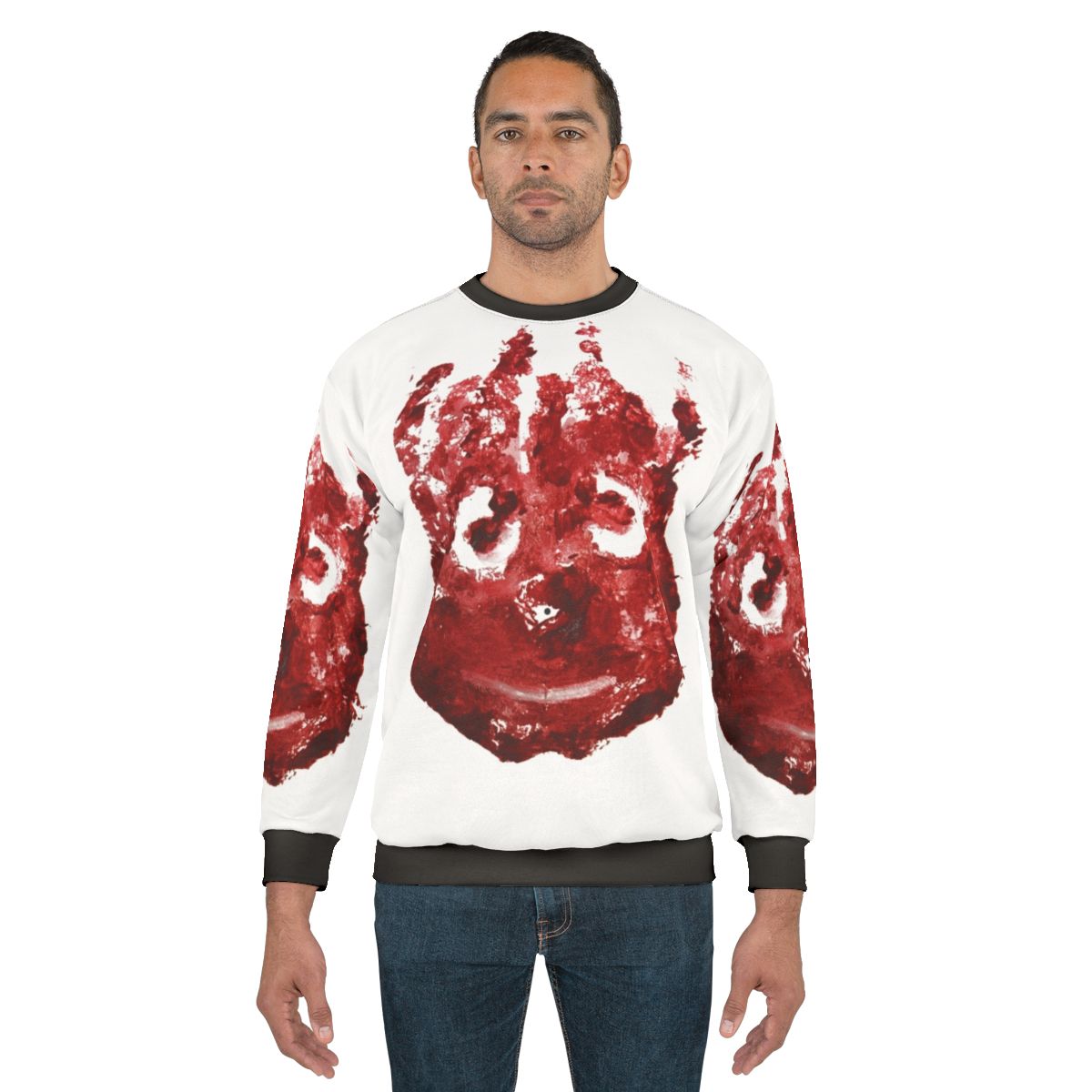 Cast Away Wilson Sweatshirt - Handpainted Graphic of Wilson the Volleyball
