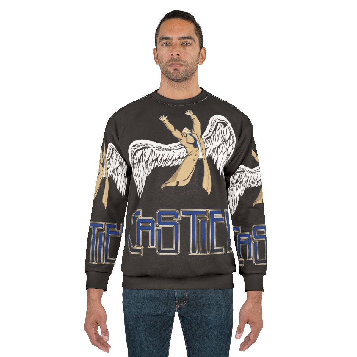 Castiel Supernatural Winchester Brothers Angel Sweatshirt