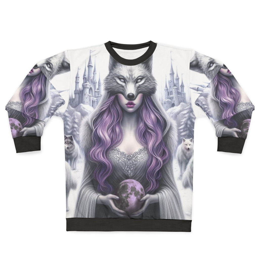 Castle In The Sky Purple Fantasy Sweatshirt