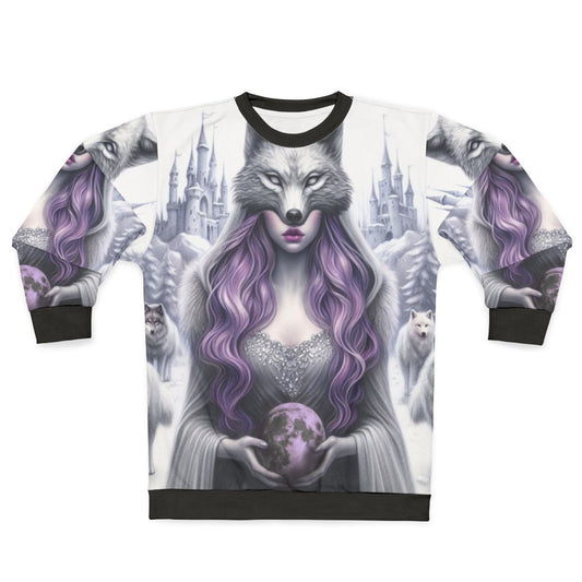 Castle In The Sky Purple Fantasy Sweatshirt
