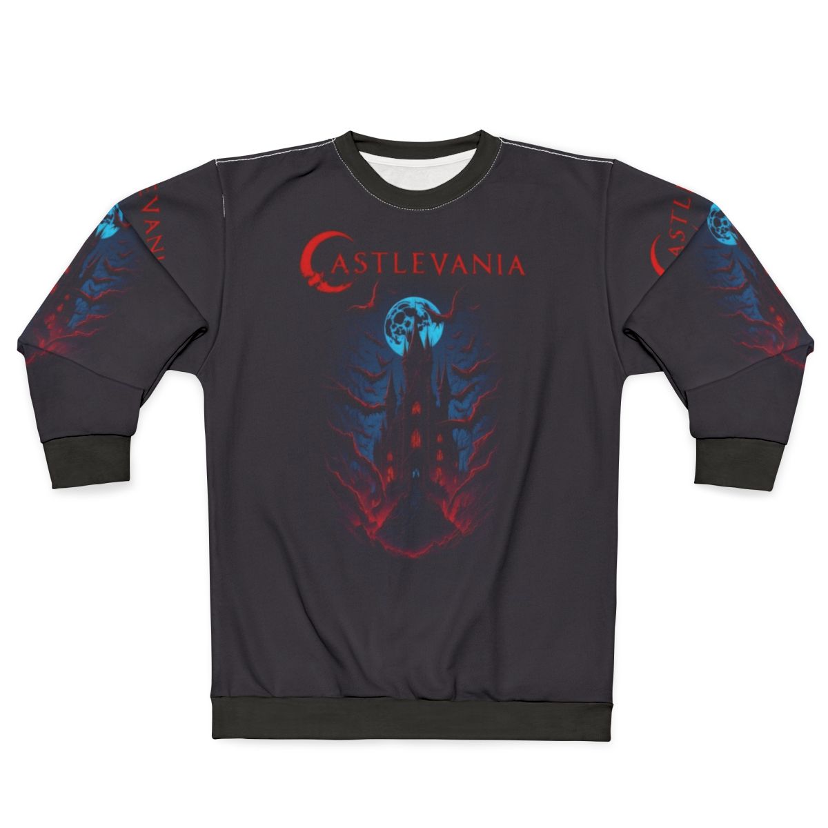 Castlevania Netflix Inspired Dark Fantasy Sweatshirt