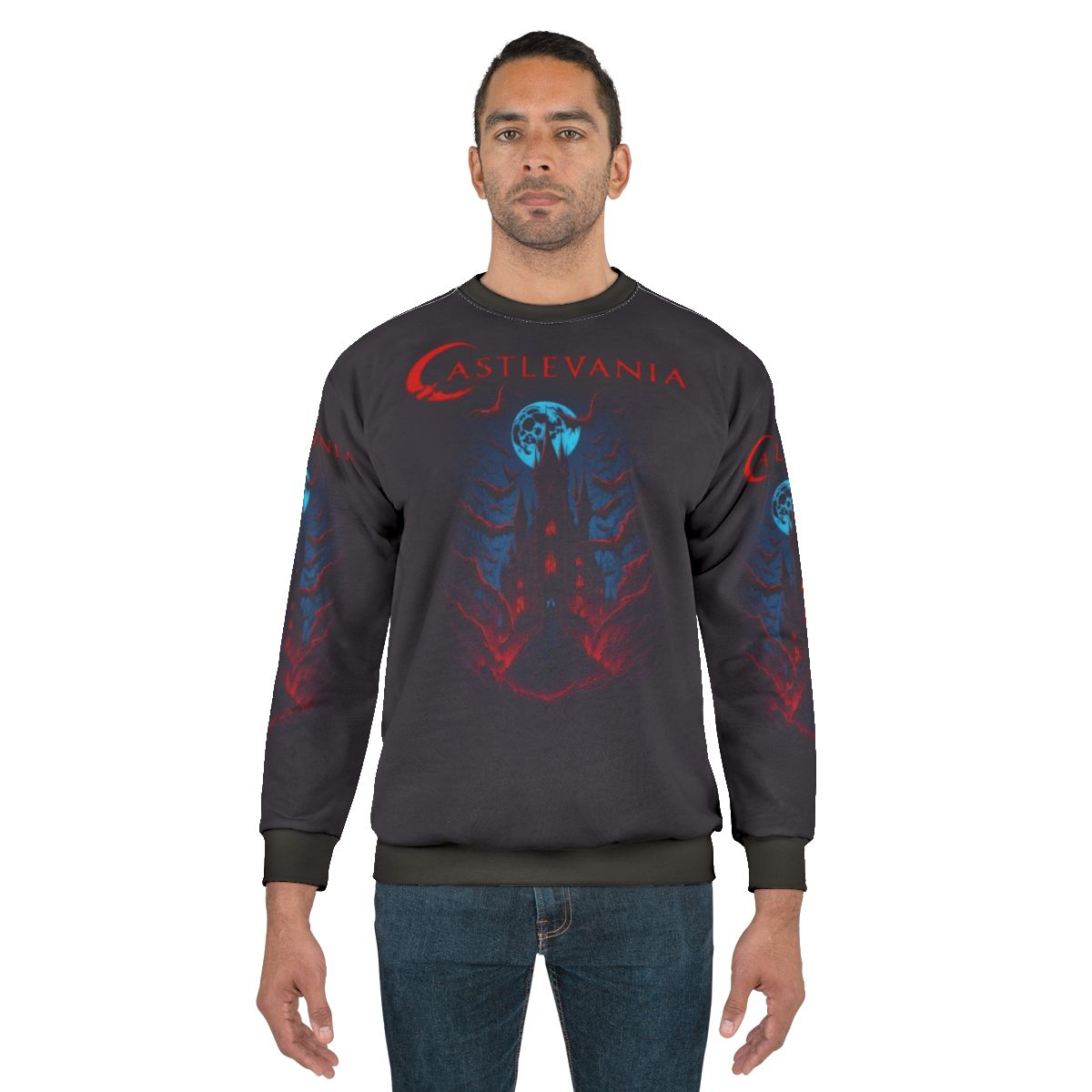 Castlevania Netflix Inspired Dark Fantasy Sweatshirt