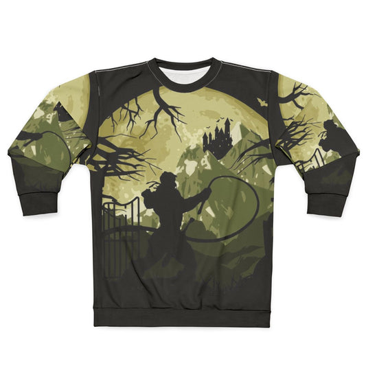 Castlevania video game art sweatshirt