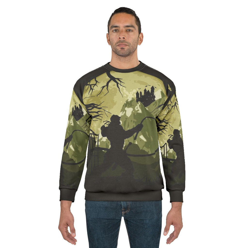 Castlevania video game art sweatshirt