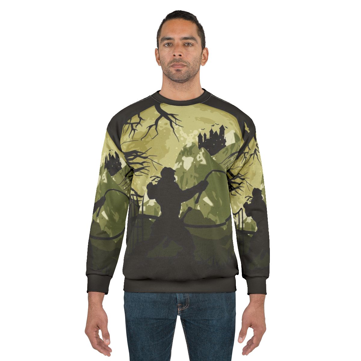 Castlevania video game art sweatshirt