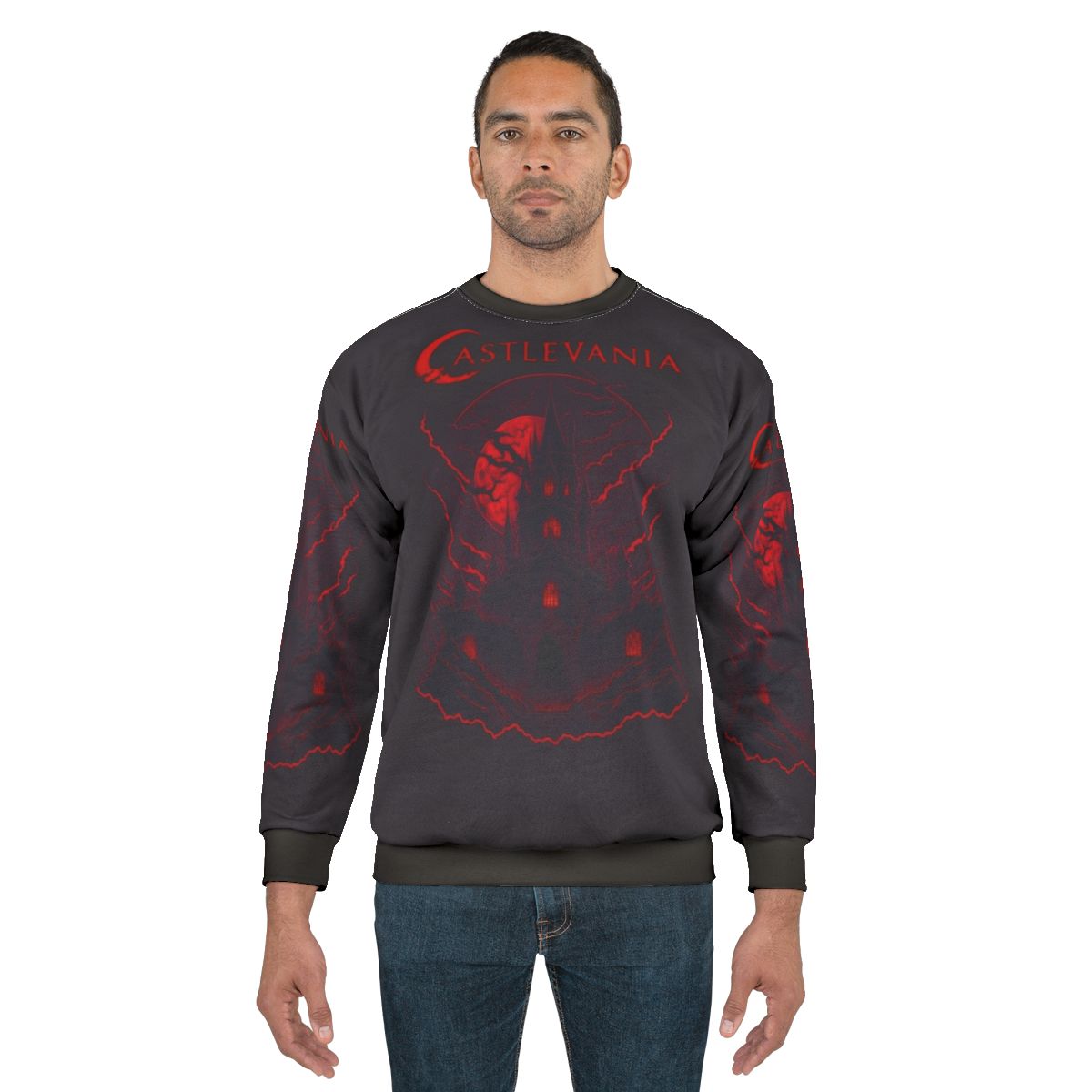 Castlevania Edge of Night Sweatshirt featuring Alucard, Trevor Belmont, and Sypha Belnades