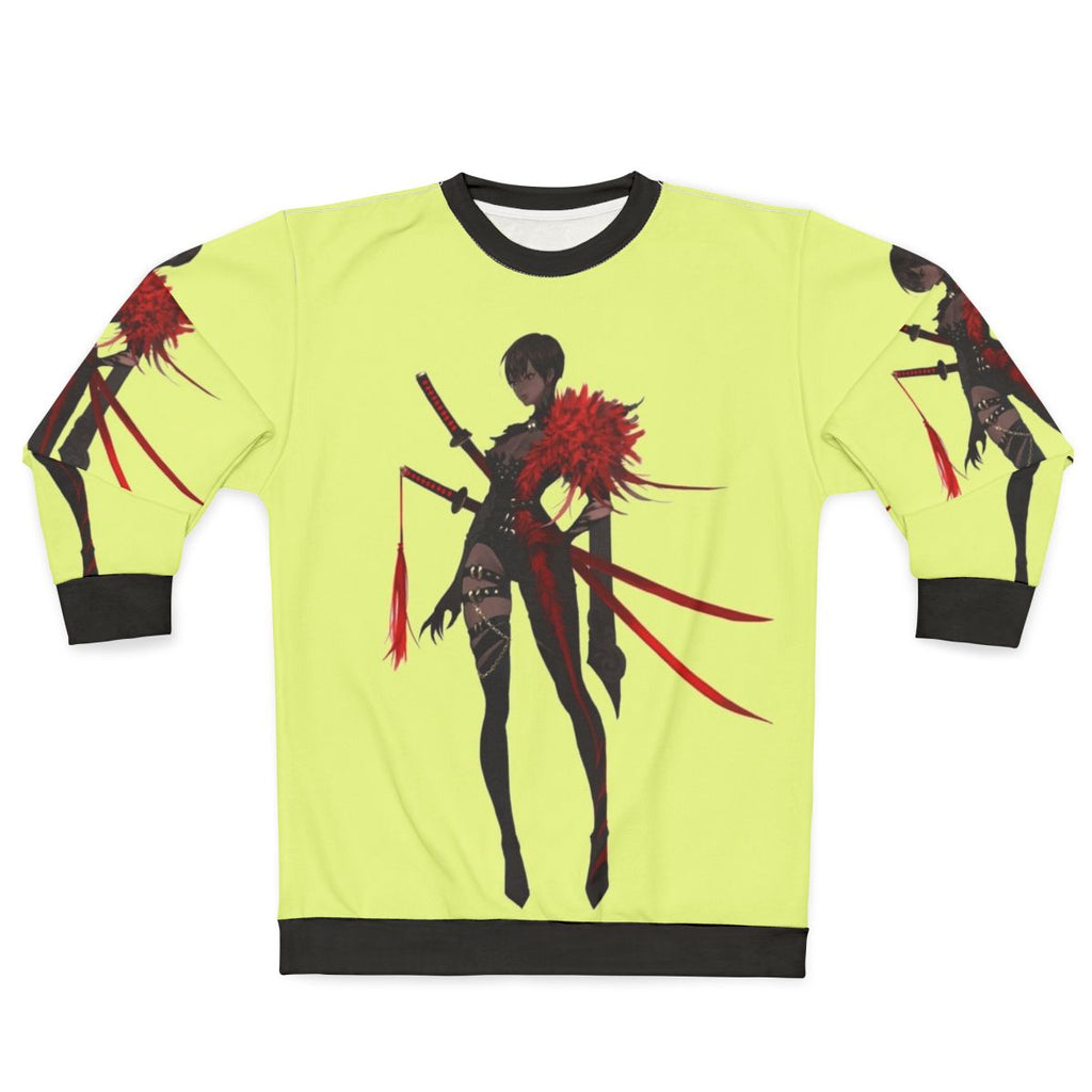 Castlevania Inspired Sweatshirt with Gothic Horror Video Game Graphics