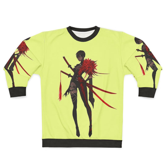 Castlevania Inspired Sweatshirt with Gothic Horror Video Game Graphics