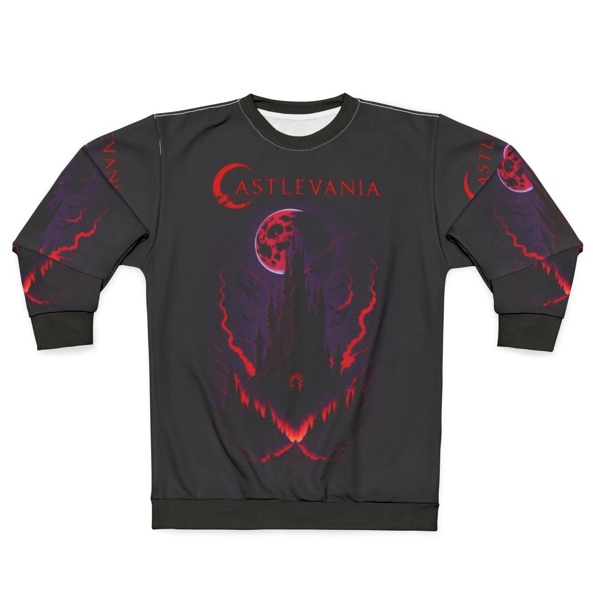 Castlevania Netflix Inspired Sweatshirt Featuring Hidden Secrets Design
