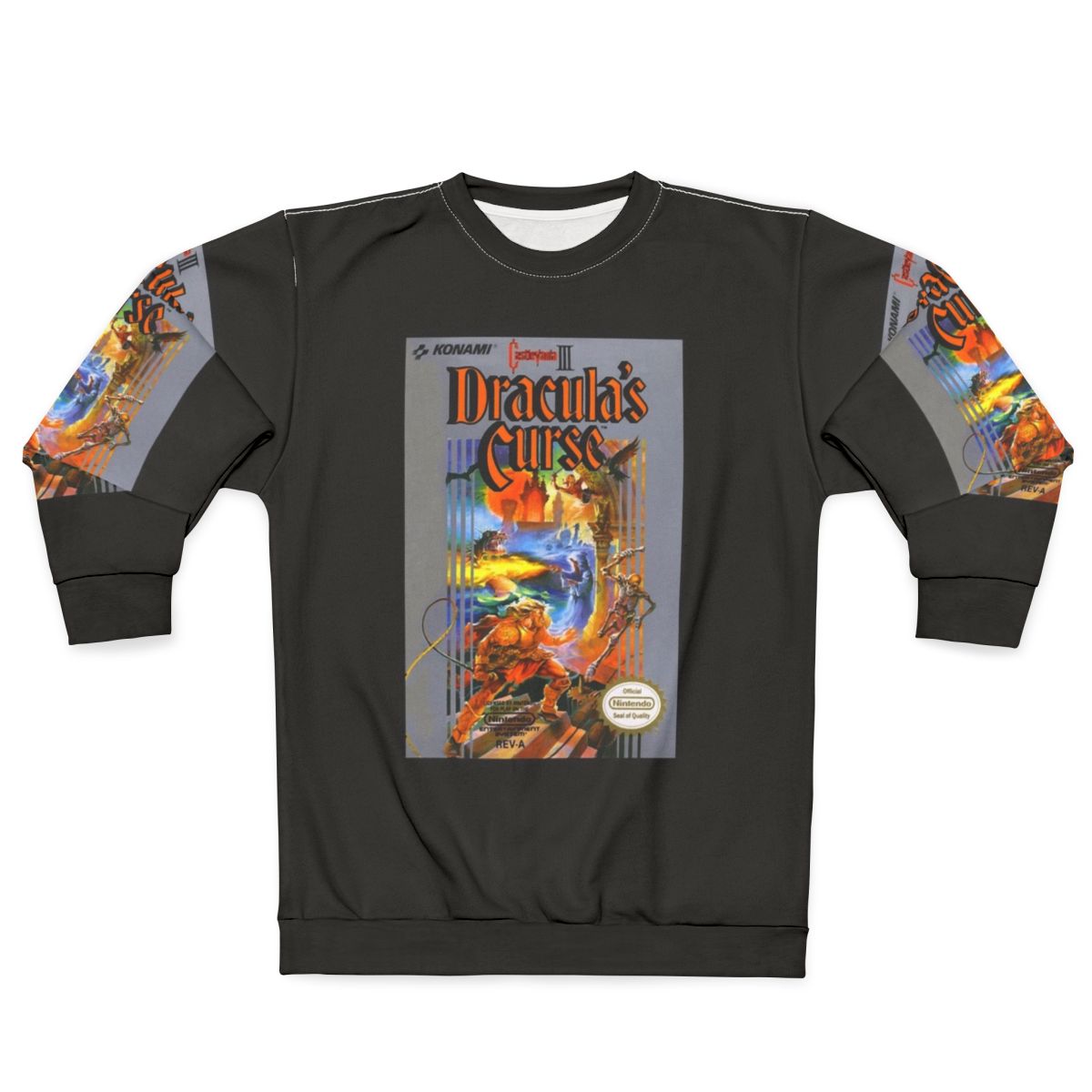Castlevania III Dracula's Curse Retro Gaming Sweatshirt