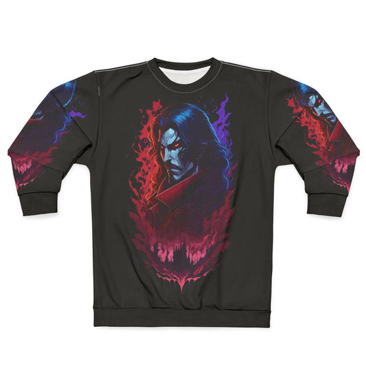 Castlevania Dracula Netflix Anime Gaming Sweatshirt