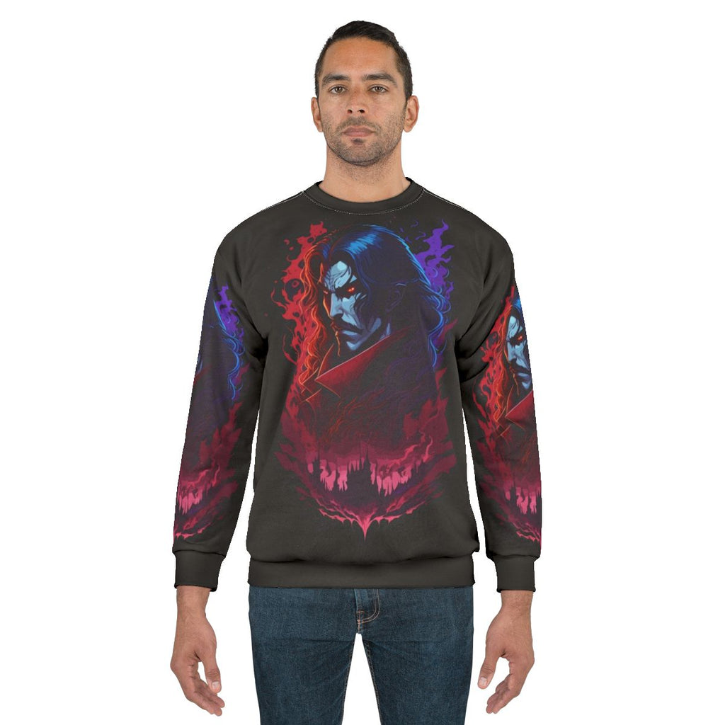 Castlevania Dracula Netflix Anime Gaming Sweatshirt
