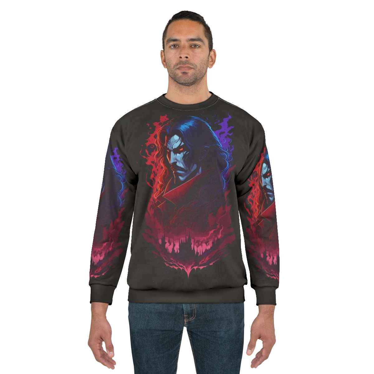 Castlevania Dracula Netflix Anime Gaming Sweatshirt