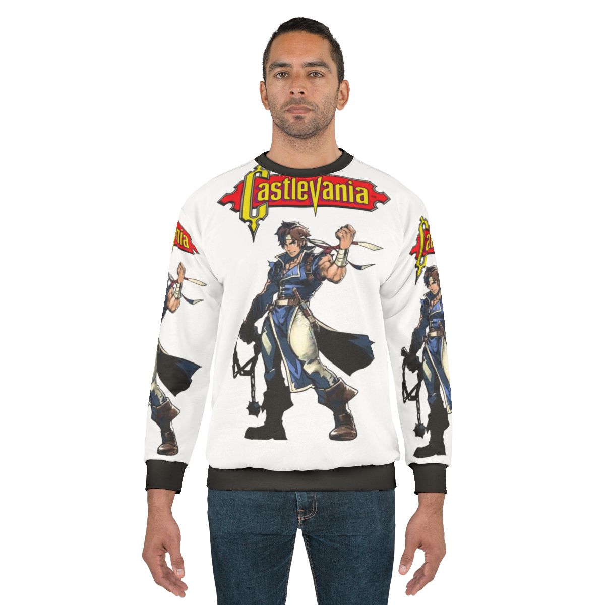 Castlevania Alucard and Belmont Crew Neck Sweatshirt