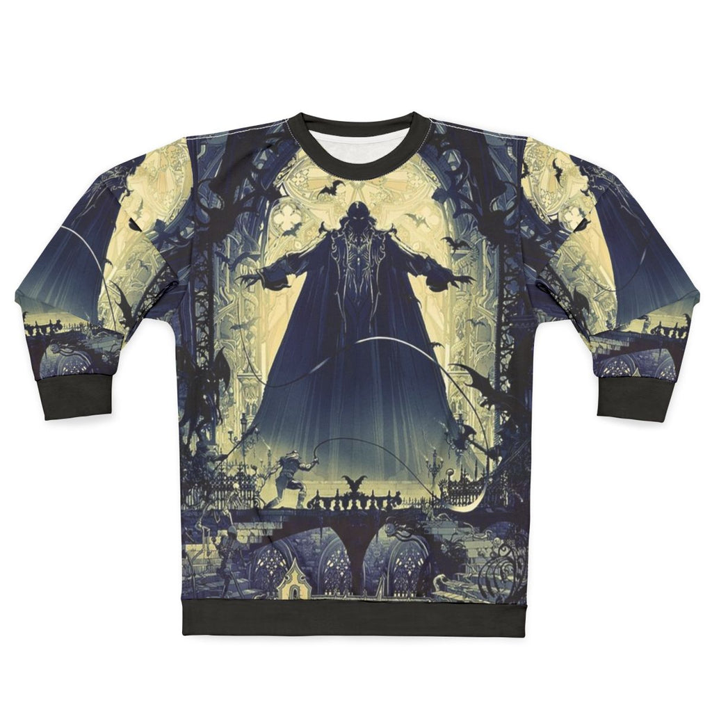 Castlevania video game themed sweatshirt