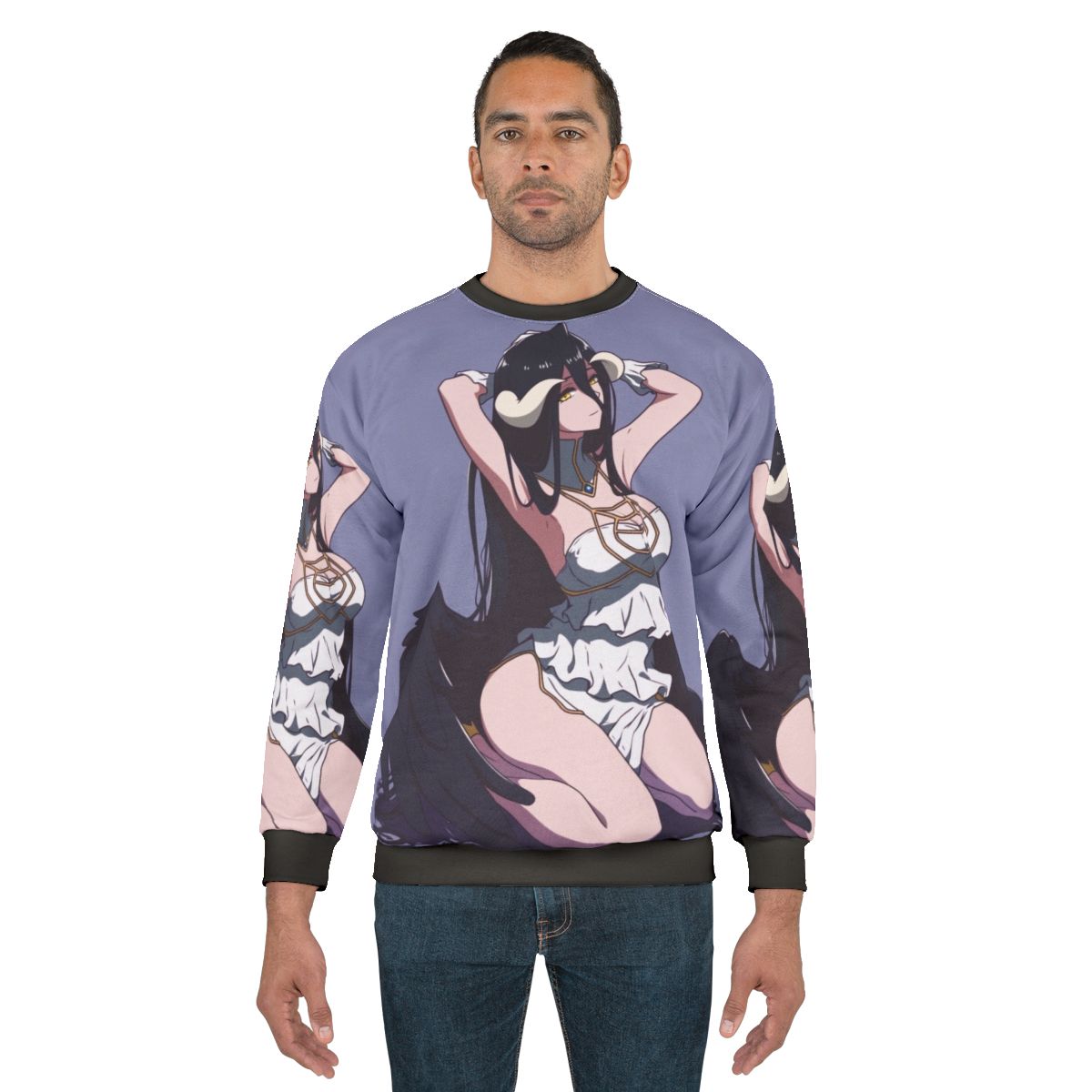 Anime Albedo Sweatshirt - Overlord Demon Girl Merchandise