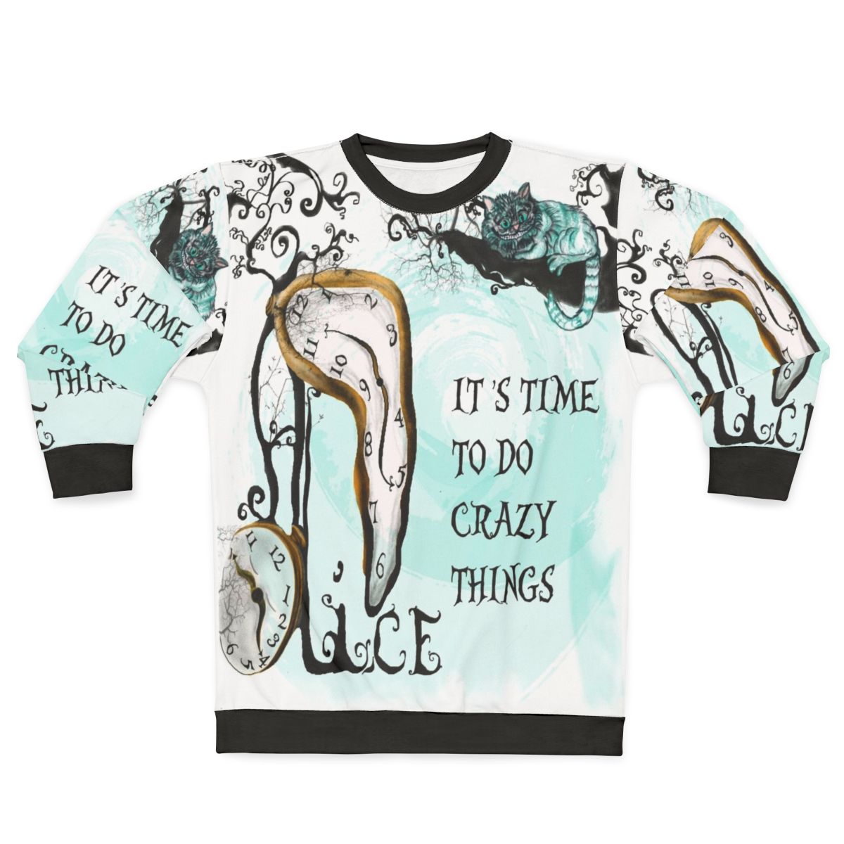 Cheshire Cat Alice in Wonderland Inspired Sweatshirt