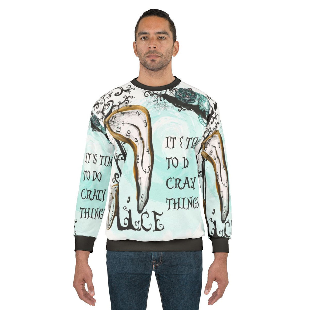 Cheshire Cat Alice in Wonderland Inspired Sweatshirt
