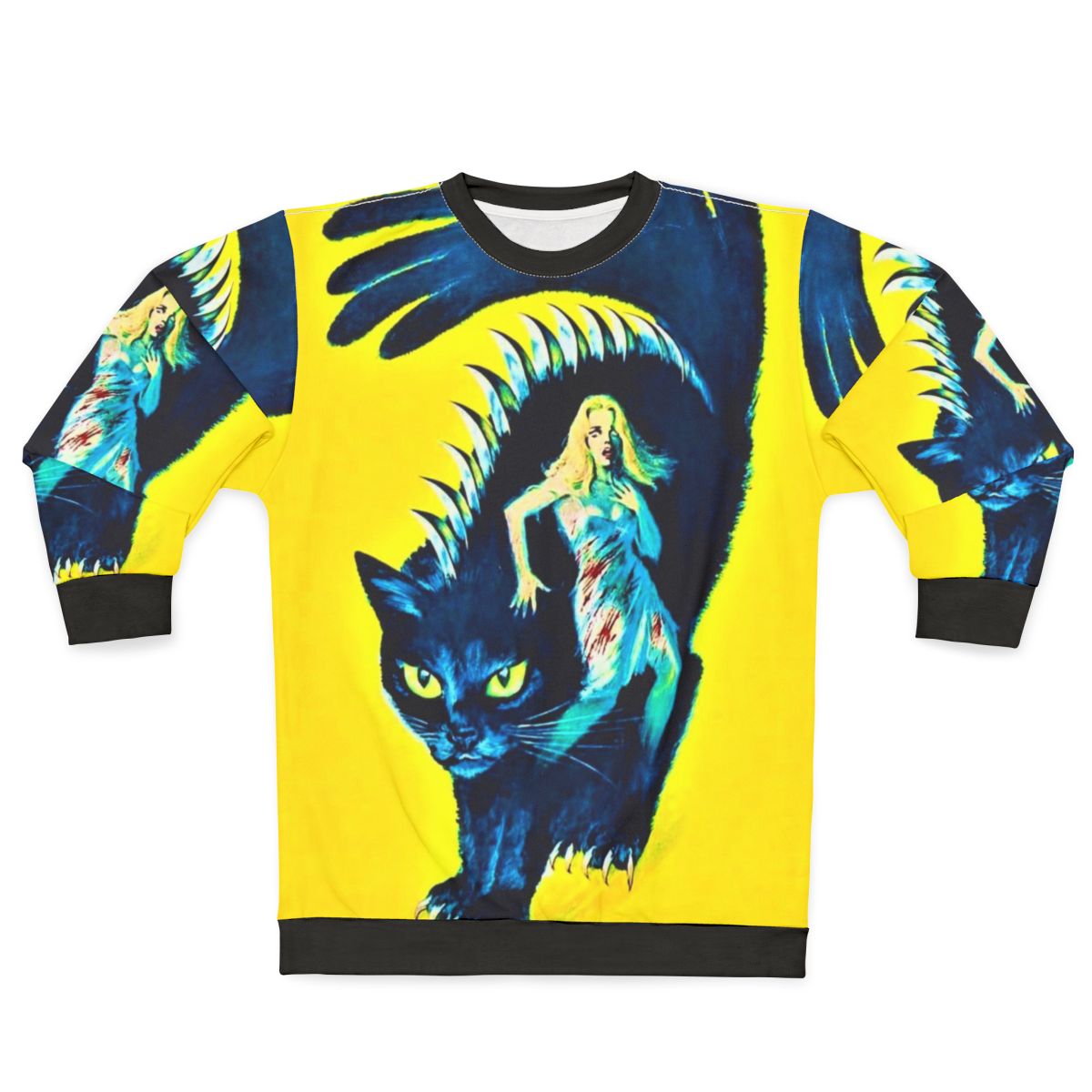 Dario Argento's Cat o' Nine Tails 1971 horror movie sweatshirt