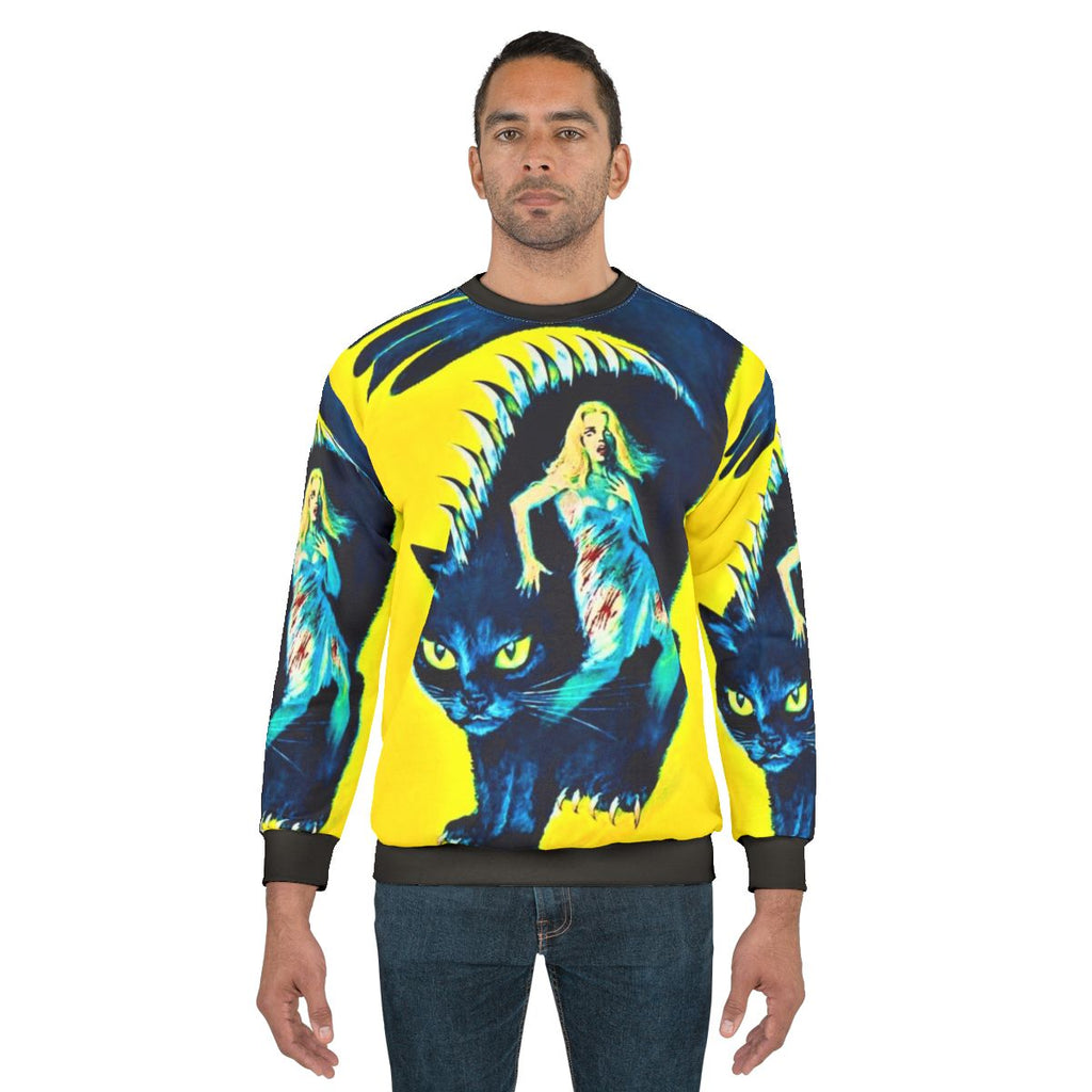 Dario Argento's Cat o' Nine Tails 1971 horror movie sweatshirt