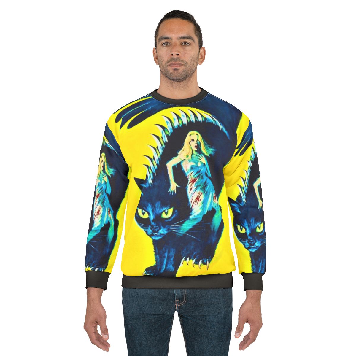 Dario Argento's Cat o' Nine Tails 1971 horror movie sweatshirt