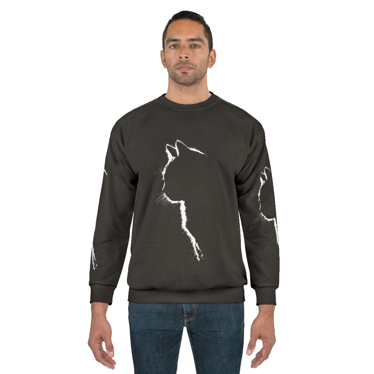 Cat Silhouette Sweatshirt