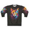 Colorful Cat Splash Design Unisex Sweatshirt
