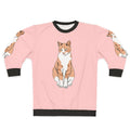 Comfortable cat-themed sweatshirt for pet owners and animal enthusiasts