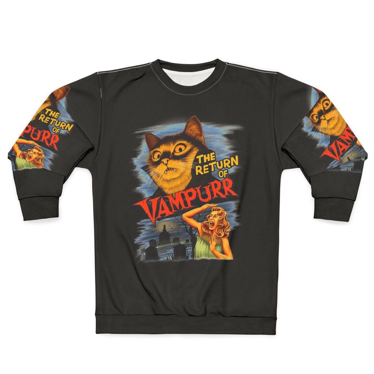Classic cat the return of vampurr sweatshirt
