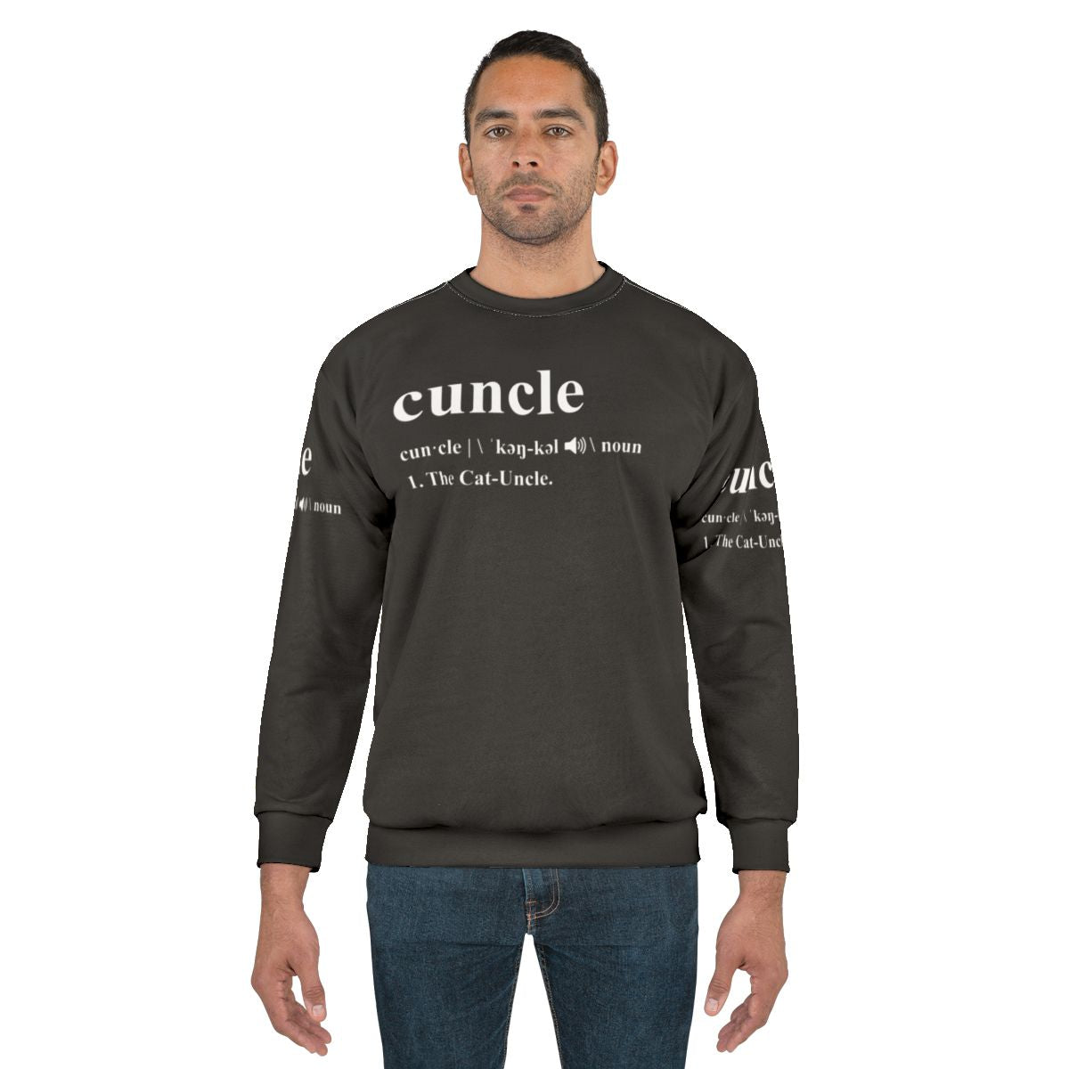 Funny Cat Uncle Cuncle Sweatshirt