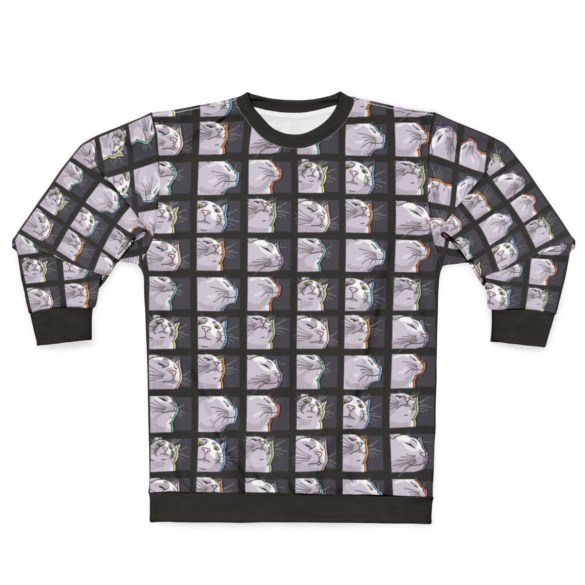 Cat Vibing to Music Catjam Sweatshirt
