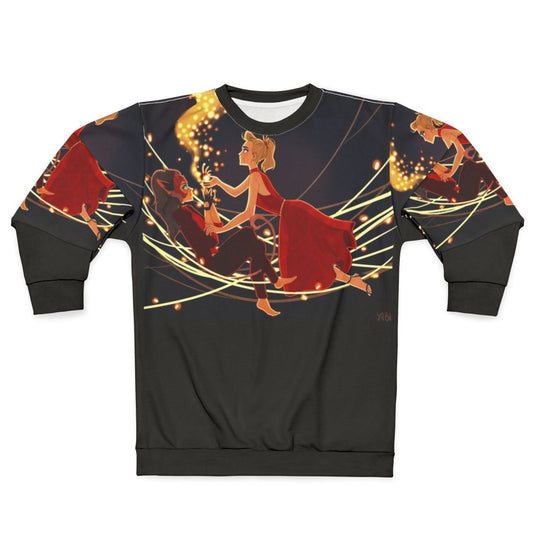 Catadora Flares Sweatshirt featuring the LGBTQ couple Catra and Adora from the Netflix series She-Ra