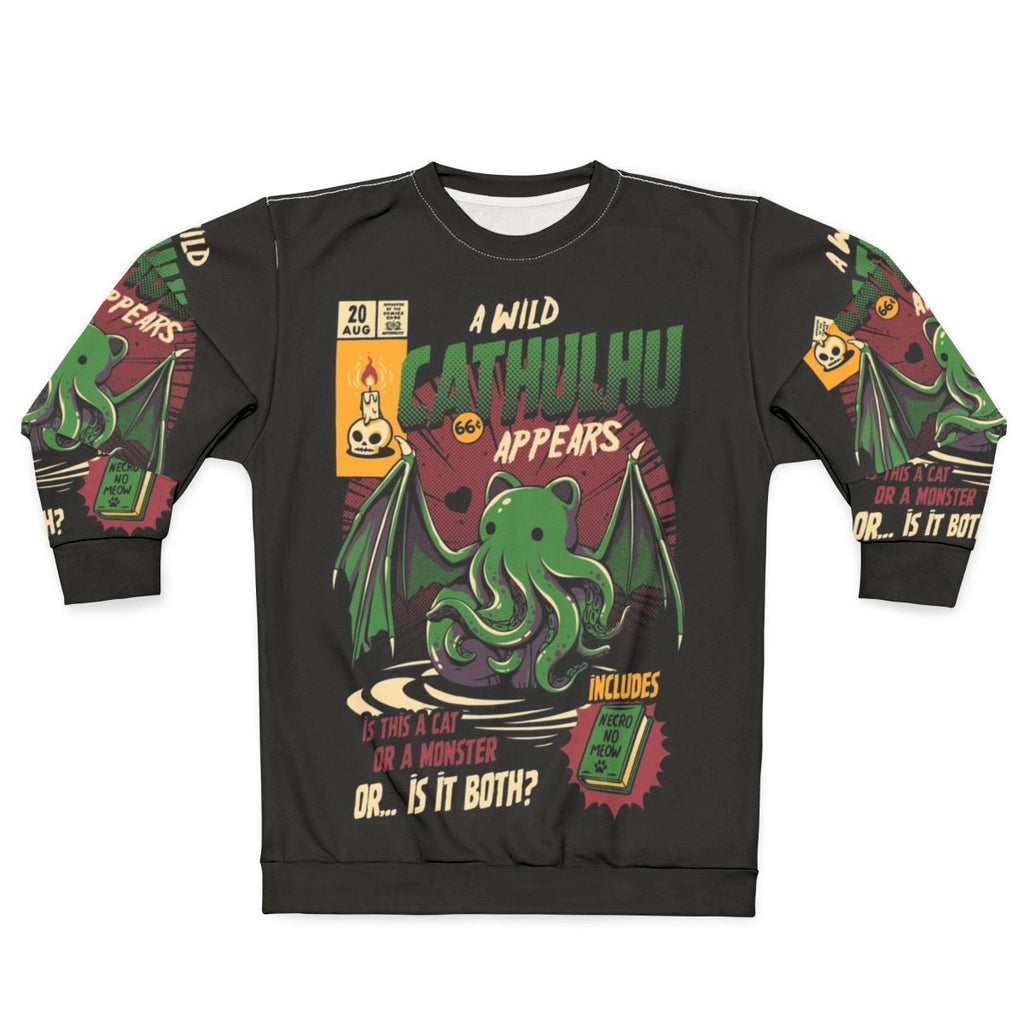 Cathulhu - Vintage Cthulhu Cat Sweatshirt