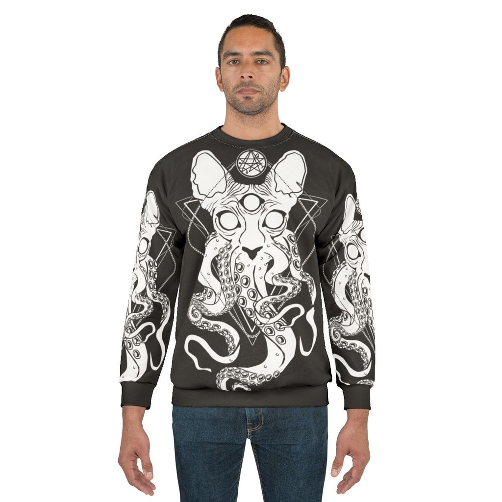 Cosmic Tentacle Cat Cthulhu Sweatshirt