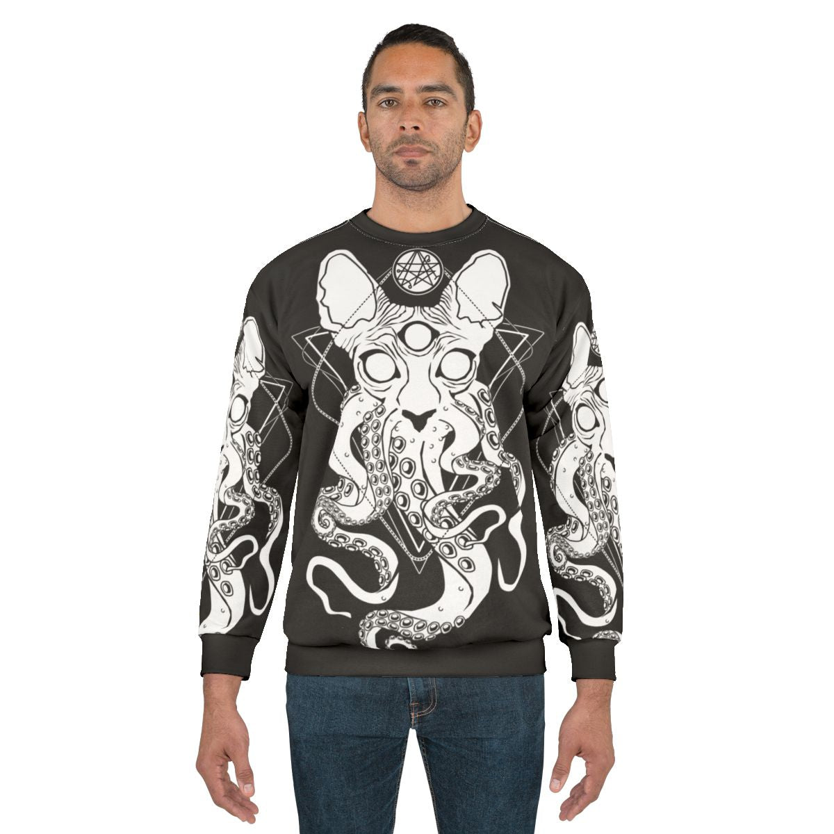 Cosmic Tentacle Cat Cthulhu Sweatshirt